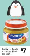 Purity 1st Food Assorted-80ml Jar