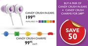 Candy Crush In-Ears+ Candy Crush Charms