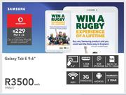 Samsung 9.6" Galaxy Tab E-Each- On A 1GB Data Plan 24