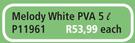 Melody White PVA 5Ltr P11961-Each