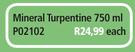 Mineral Turpentine P02102-250ml
