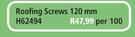 Roofing Screws 120mm H62494-Per 100