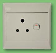 Single Switch Socket 100x100 H56478-Each