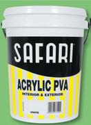 Safari Cream PVA 20Ltr P11930-Each