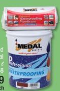 Medal Black Professional Waterproofing 5Ltr P12258-Each
