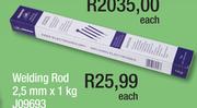 Welding Rod 2.5mm x 1Kg J09693-Each
