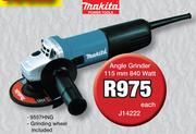 Makita Angle Grinder 115mm 840 Watt J14222-Each