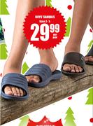 Boys’ Sandals Sizes 2-5-Per Pair