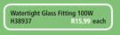 Watertight Glass Fitting 100W H38937-Each
