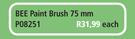 BEE Paint Brush 75mm P08251-Each