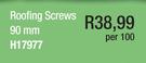 Roofing Screws 90mm H17977-Per 100