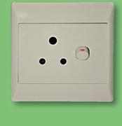 Single Switch Socket 100x100 H56478-Each