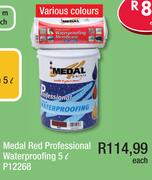 Medal Red Professional Waterproofing 5L P12268-Each