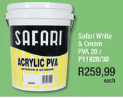 Safari White & Cream PVA 20L P11928/30-Each