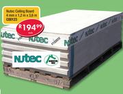 Nutec Ceiling Board 4mmx1.2mx3.6m C00123-Each