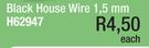 Black House Wire 1.5mm H62947