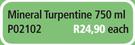 Mineral Turpentine P02102-750ml