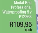 Medal Red Professional Waterproofing P12268-5L