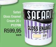 Safari Gloss Enamel Cream P12709-20L Each