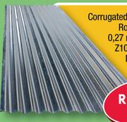 Corrugated Galvanized Roof Sheeting 0.27mmx 3.6m Z100 8.5(610) Non-NHBRC R02394-Each