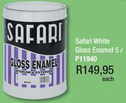 Safari White Gloss Enamel P11940-5L Each