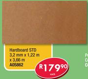 Hardboard STD 3.2mm x1.22x3.66m A05862