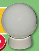 Budget PVC Bowl Light 150mm+ 11W CFL Lamp H67112-Each
