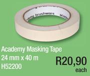 Academy Masking Tape 24mm x40m H52200-Each