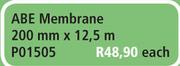ABE Membrane 200mm x12.5m P01505-Each