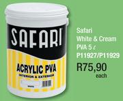 Safari White & Cream PVA P11927/P11929-5L Each