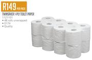 Twinsaver 1 Ply Toilet Paper 112101-Per Pack