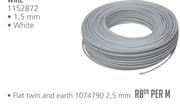 Flat Twin And Earth 2.5mm.