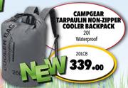 Campgear Tarpaulin Non Zipper Cooler Backpack 20LCB-20Ltr
