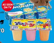 Danone Nutriday Or Yo-Jelly Low Fat Smooth Yoghurt Assorted-6x100g Per Pack