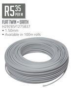 Flat Twin + Earth Wire H29785-Per M
