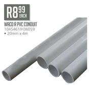 Waco PVC Conduit 20mm x 4m H36059-Each