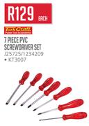 Tork Craft 7 Piece Screwdriver Set KT3007
