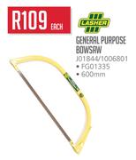 Lasher General Purpose Bowsaw J01844