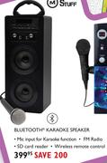 M Stuff Bluetooth Karaoke Speaker