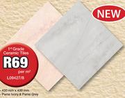 1st Grade Ceramic Tiles L09427/8-Per Sqm