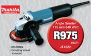 Makita Angle Grinder 115mm 840 Watt J14222-Each