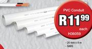 PVC Conduit H36059-Each