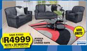 Gommagomma Jessica 3-Piece Lounge Suite