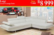 Luigi 2-Piece Corner Lounge Suite