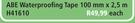 ABE Waterproofing Tape-100mm x 2.5m Each