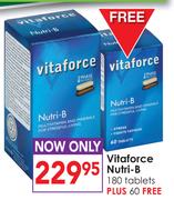 Vitaforce Nutri-B-180 Tablets + 60 Free