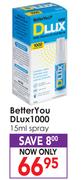 Better You Dlux 1000-15ml Spray