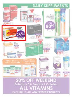 Dis-Chem : Healthy Living (18 Sep - 11 Oct 2015), page 3