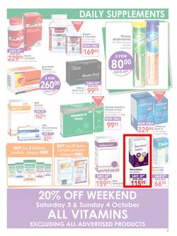 Dis-Chem : Healthy Living (18 Sep - 11 Oct 2015), page 3
