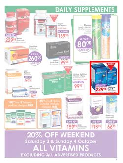 Dis-Chem : Healthy Living (18 Sep - 11 Oct 2015), page 3